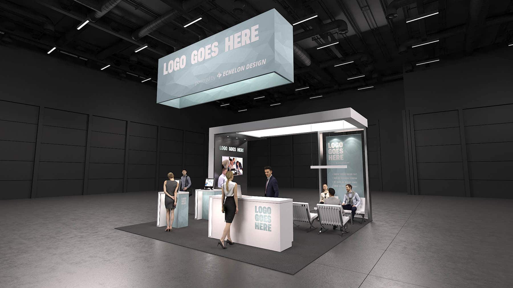 20X20 Booth Design