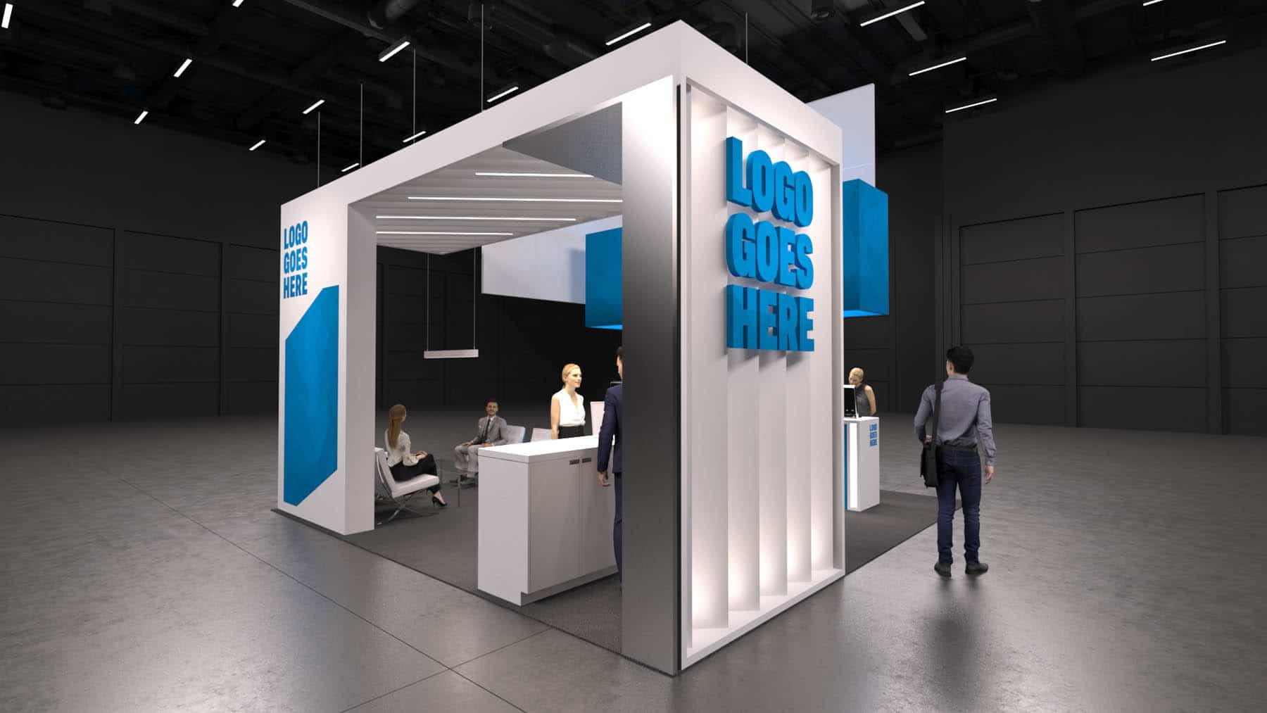 20x20 Trade Show Booth Design Echelon Design Inc